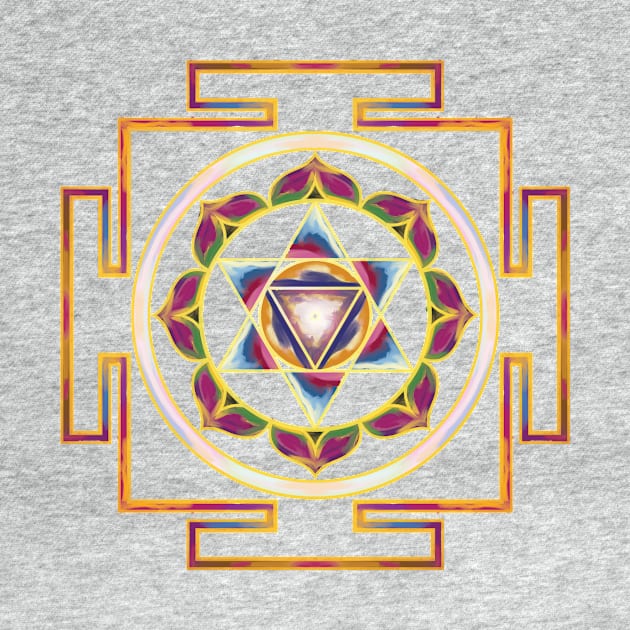 Ram Yantra Mandala - Oil Paints by Mukti & Siddhartha